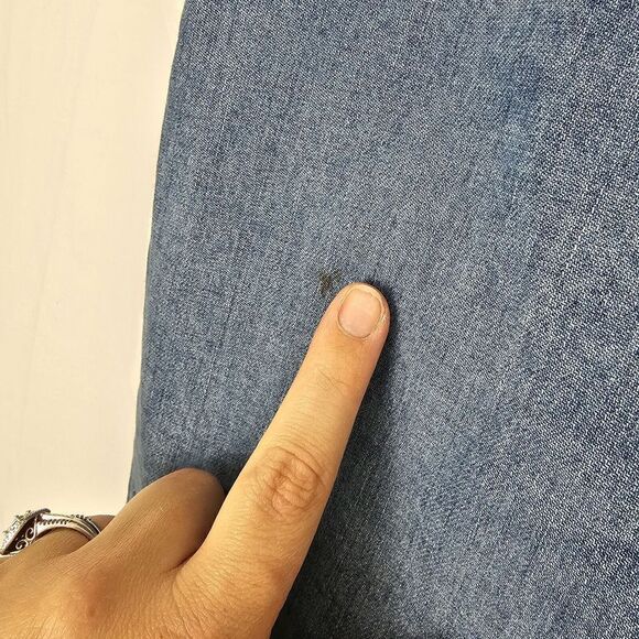 Madewell 9" High Rise Skinny Size 28T Womens Jeans Mid Wash Distressed - Picture 2 of 9